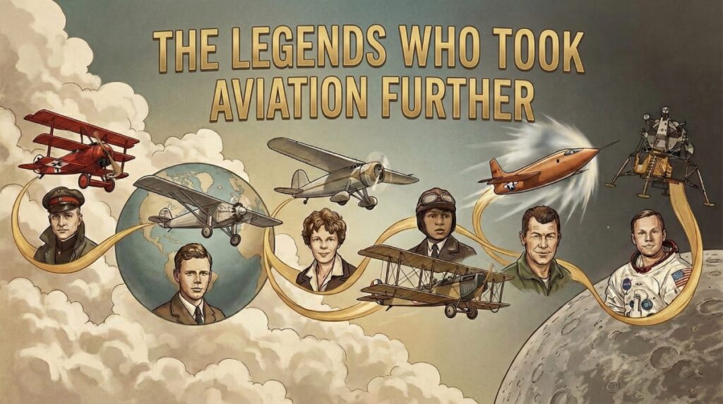 Legendary Pilots Who Became Aviation Icons